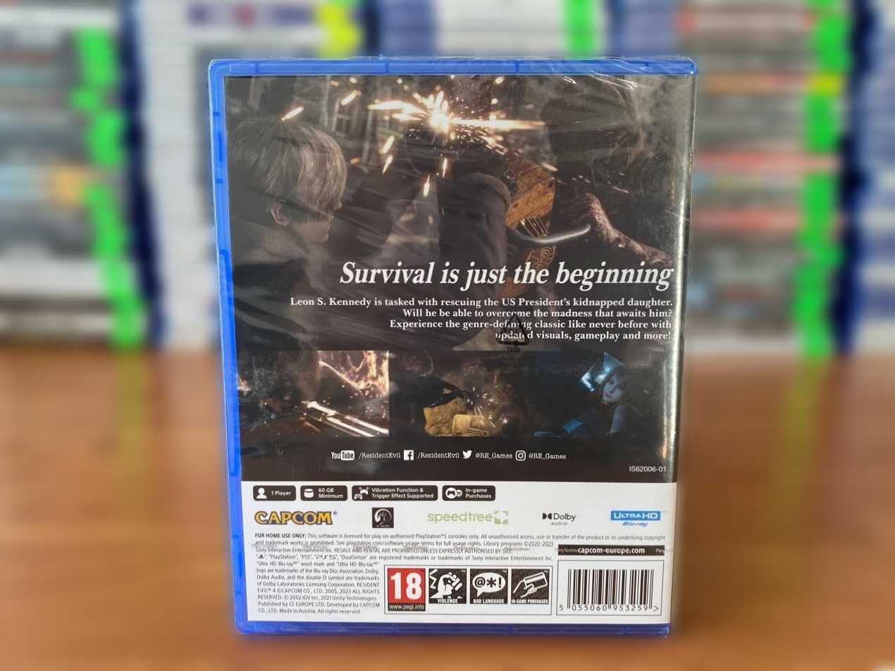 НОВЫЙ Resident Evil 4 Remake PS5/Обитель зла 4 Ремейк Пс 5 Много Игр
