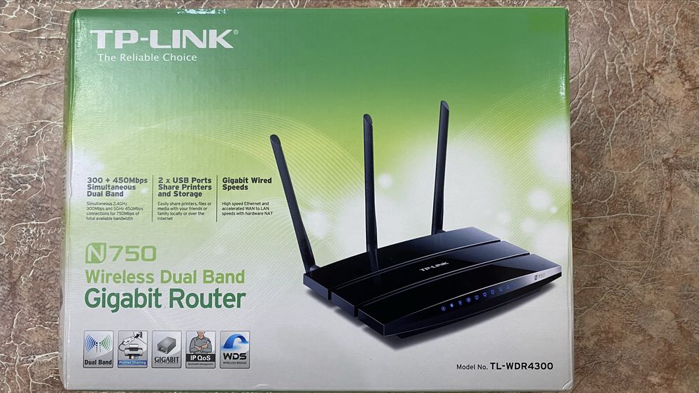 Продается роутер WiFi роутер TP-Link TL-WDR4300