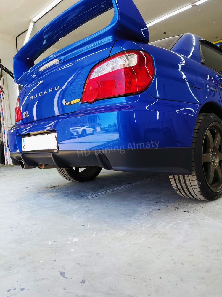Клыки на задний бампер Subaru Impreza GDB Конь/Лиса