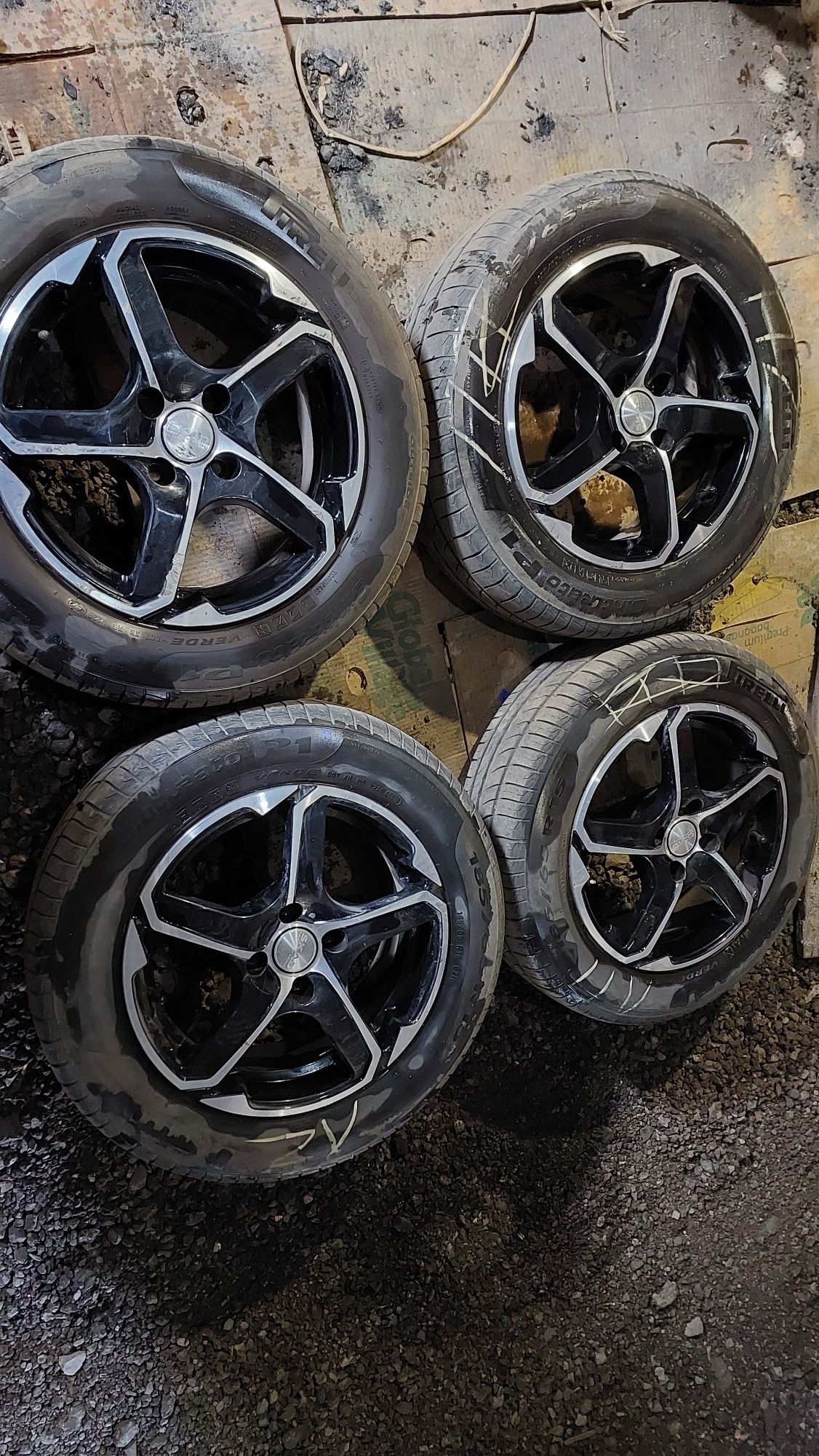 Диски R15 с летней резиной pereli