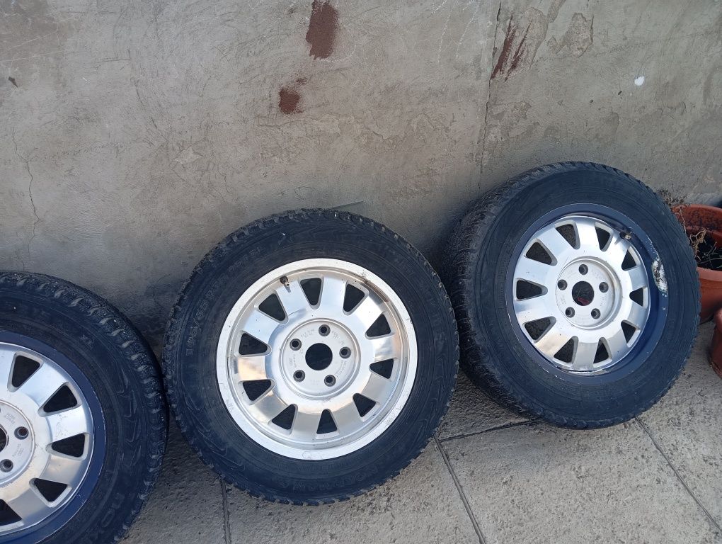 Диски титановые R15 с зимней резиной