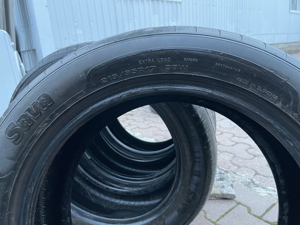 Летние шины бу 215 55 R17