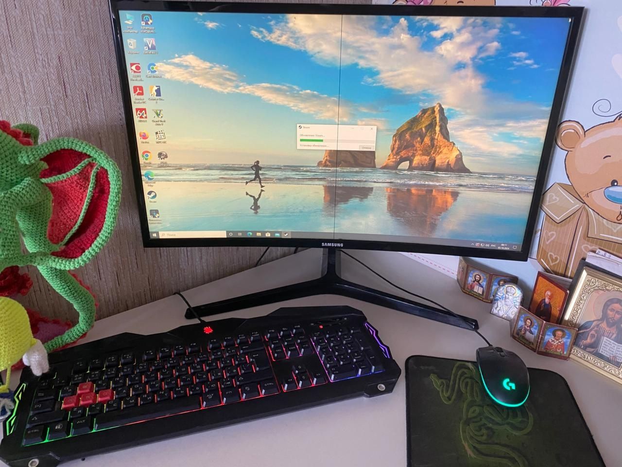 Продам мощный игровой компьютер системный блок ryzen 3