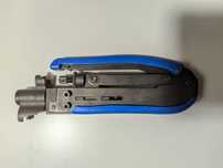 Компрессионный инструмент обжатия коаксиала RG6 RG7 RG11 RG59. VT200 A