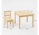 Детский стол и стул Ikea Svala СВАЛА