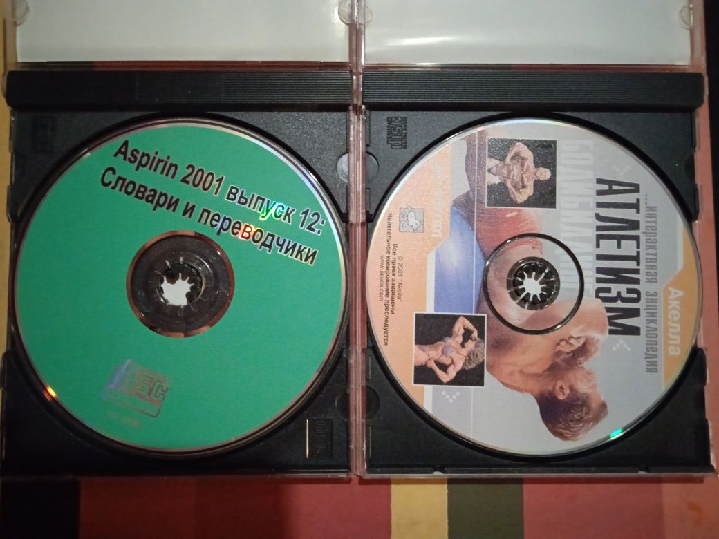 Диски cd. Бодибилдинг, атлетизм, фильмы, музыка, английский