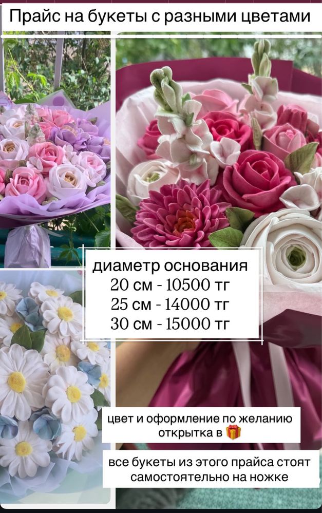 Цветы  Букеты Зефирный букет Сладкий букет Подарок