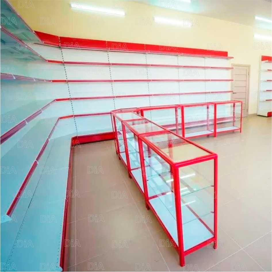 Торговое оборудование для магазина, стеллаж, прилавок витрина asto