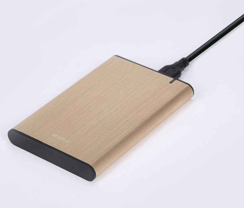 Кейс для диска. 2,5 HDD External Case USB 3.0 Золотой