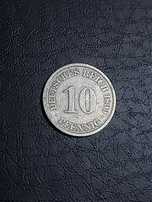 Монета 10пфенников
