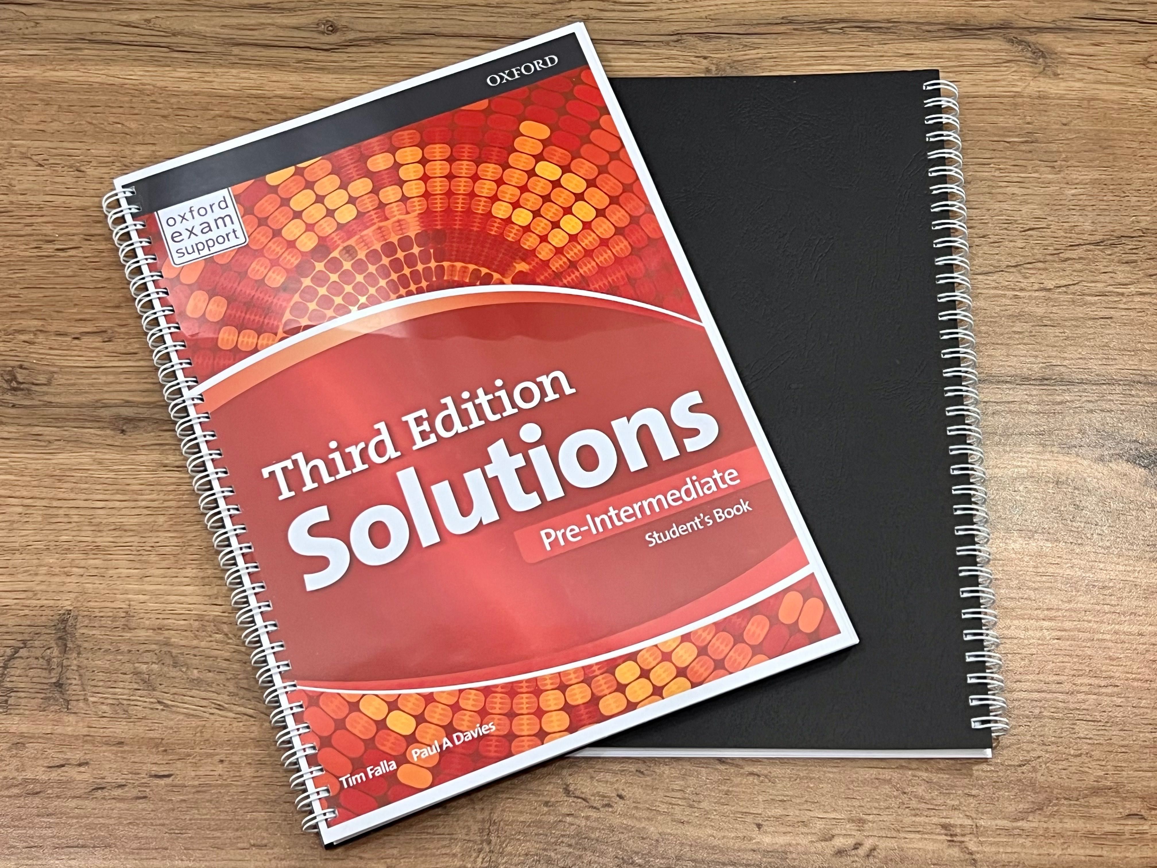 Учебники Solutions Pre intermediate 3 издание Супер качество