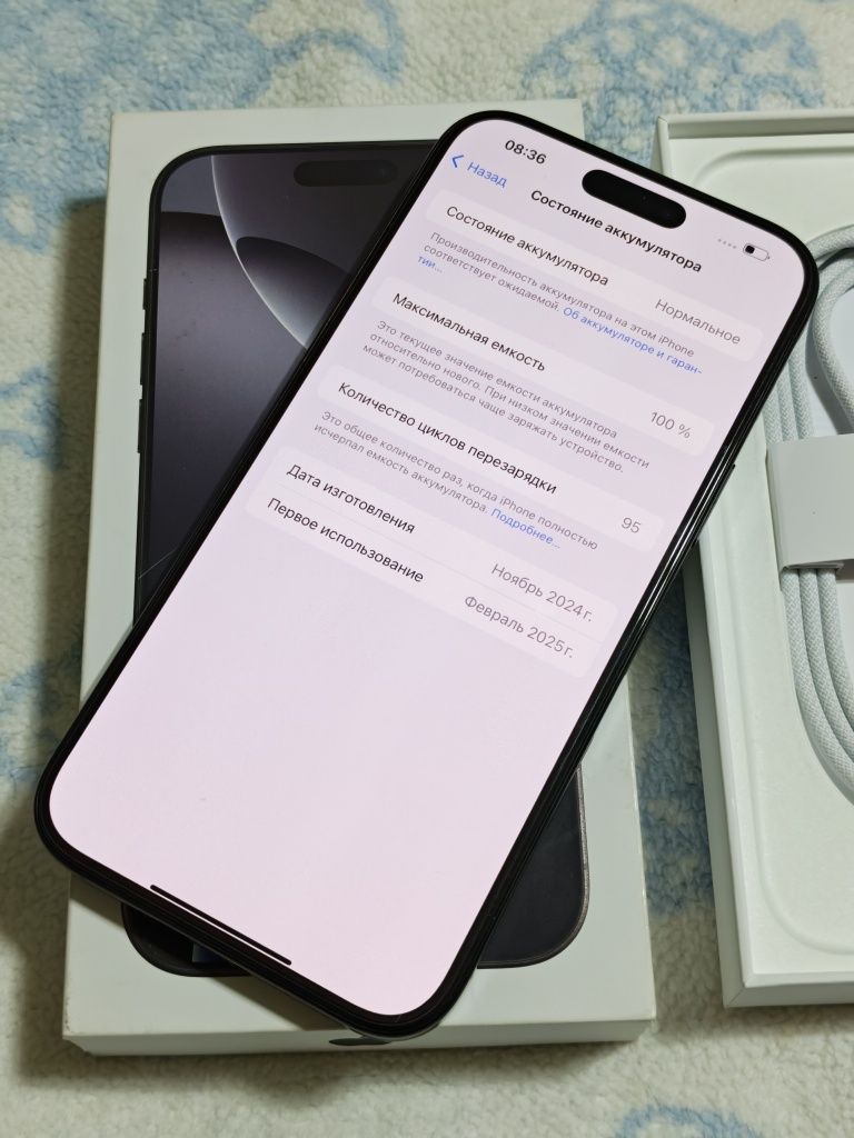 iPhone 16 Pro Max 256 gb akb 100 EAC