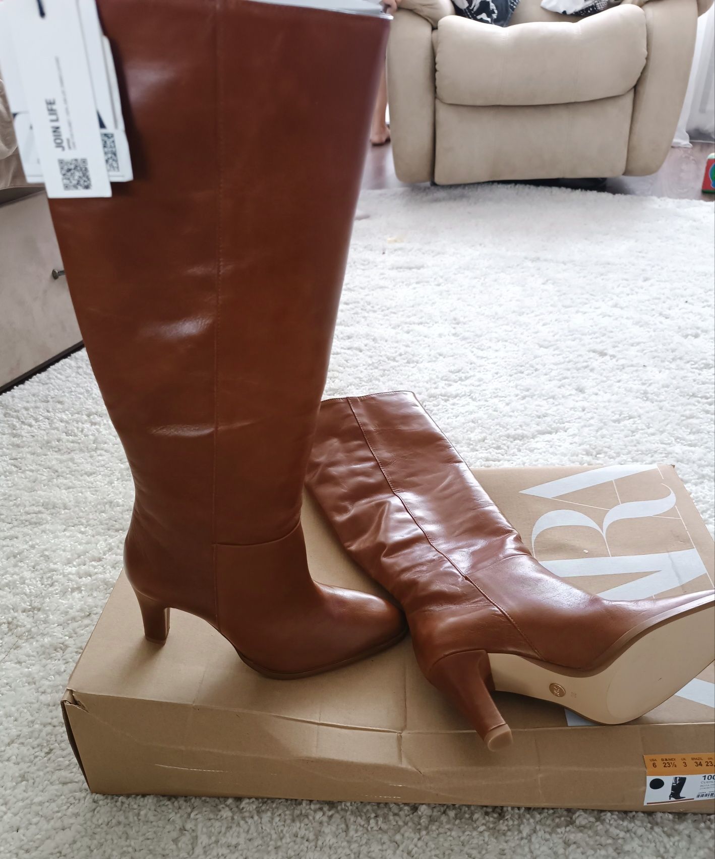 ZARA. Новые сапоги!