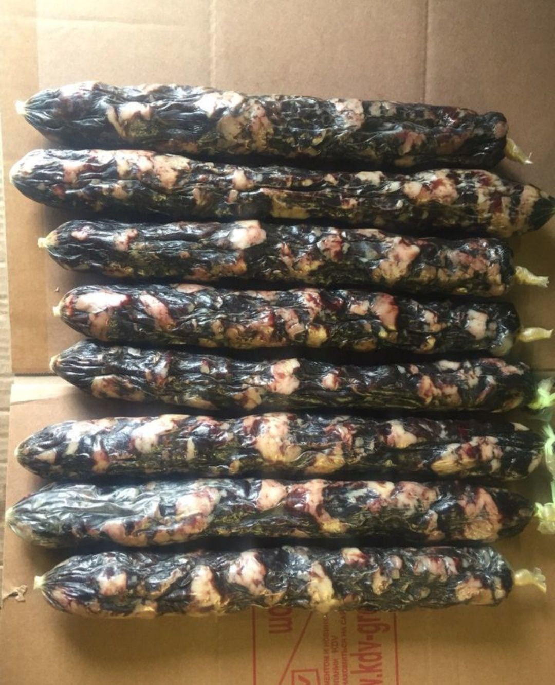 Колбаса сыровяленая из конины,(халяль)
