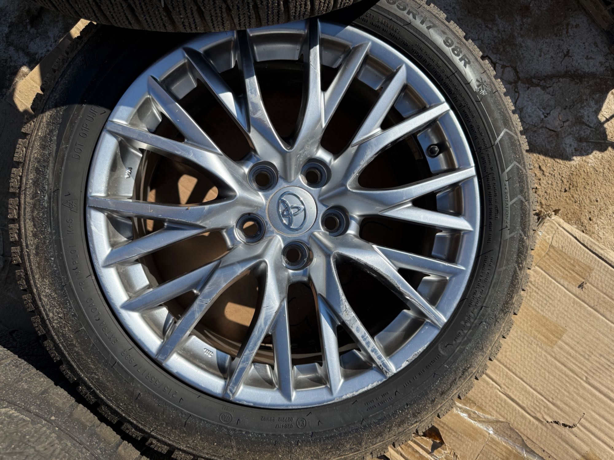 Диски покрышки Toyota