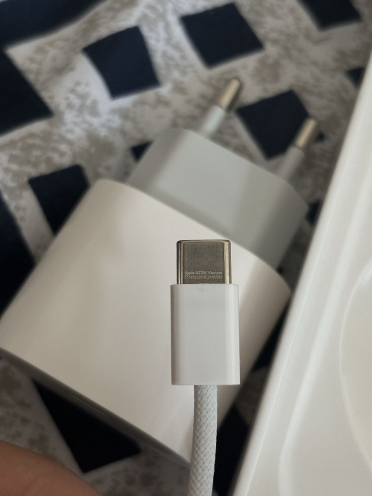 айфон зарядка iphone 15 type-c шнур адаптер 20w кабель