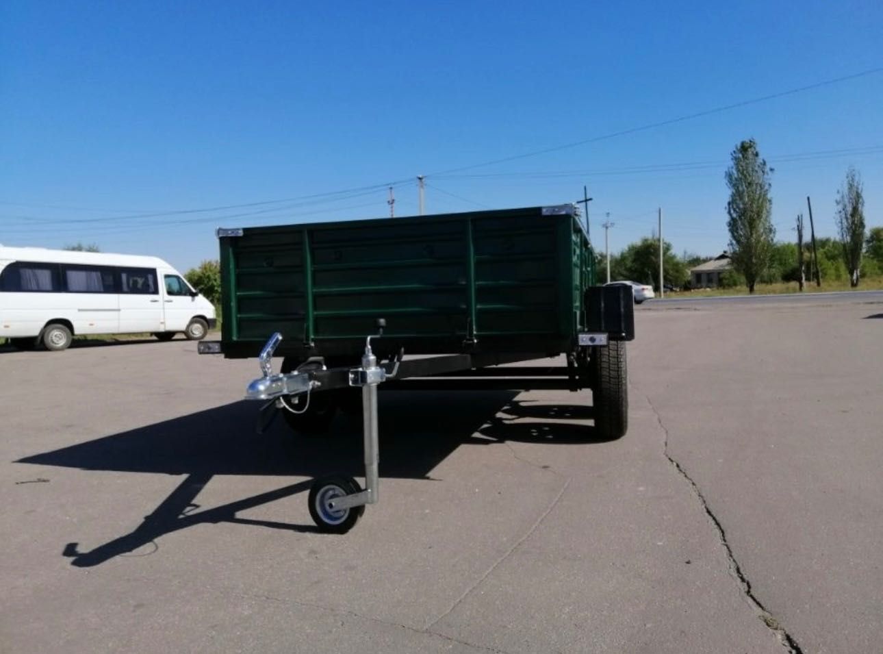 Прицеп двухосный новый
