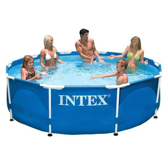 Каркасный БАССЕЙН надувной Intex Bestway. Сборка бассейна каркасного