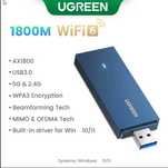 UGREEN AX1800 WiFi адаптер WiFi6 USB3.0 5G