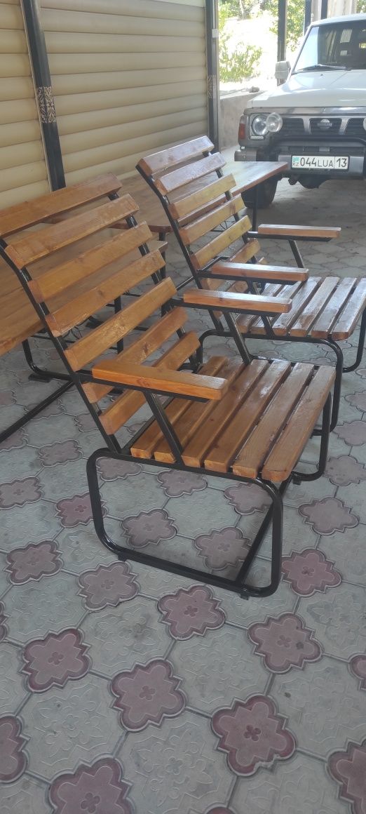 Скамейка , стол , кресло