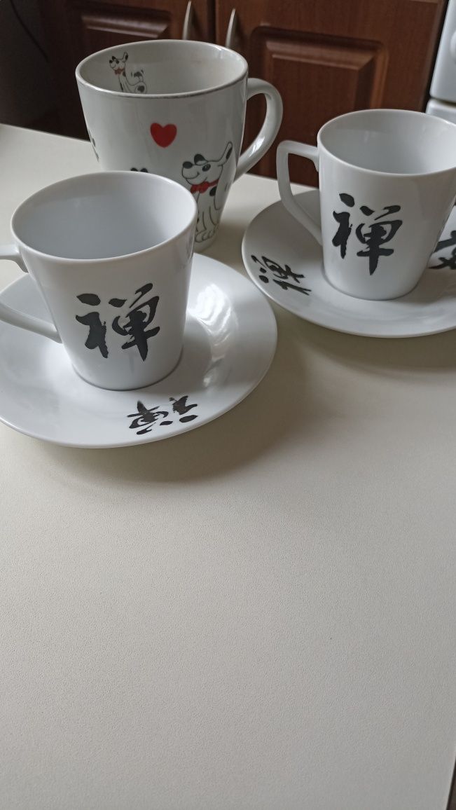 Кофейная кошечка с блюдцем,2 шт,,по450т.
