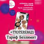 Безлимитный Тариф Интернет Актив Билайн Теле 2 шексіз желі 1266тг