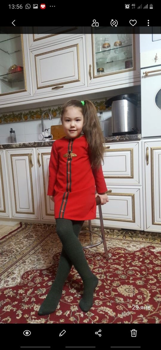 Платье 5-6лет