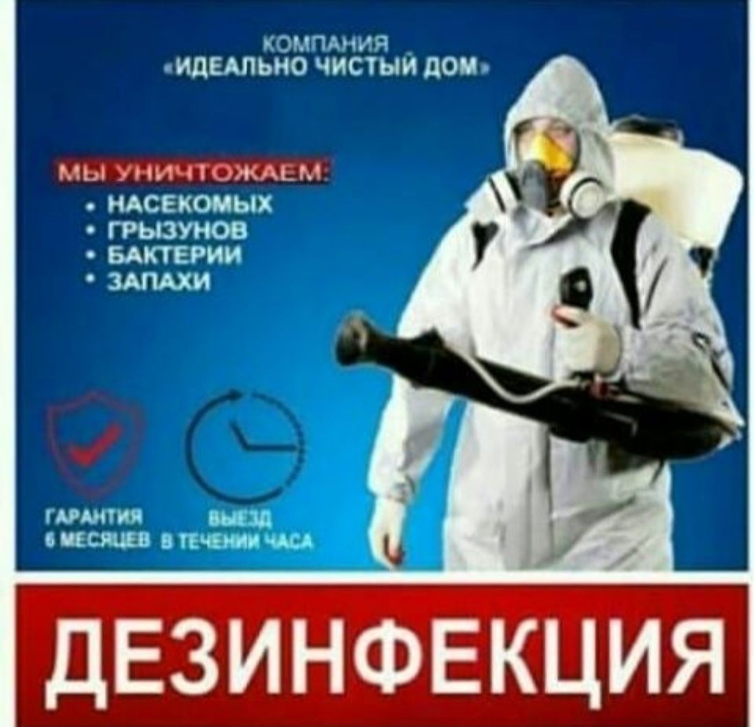 Профессиональная обработка от клопов и тараканов.Гарантия
