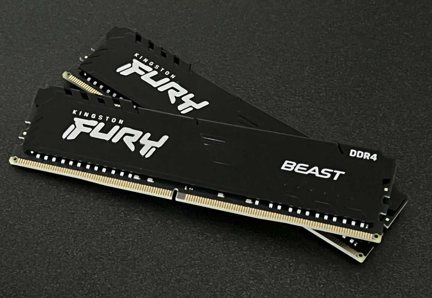 Оперативная память ОЗУ RAM DDR4 DIMM 32Gb/2666MHz Kingston Fury 2x16Gb