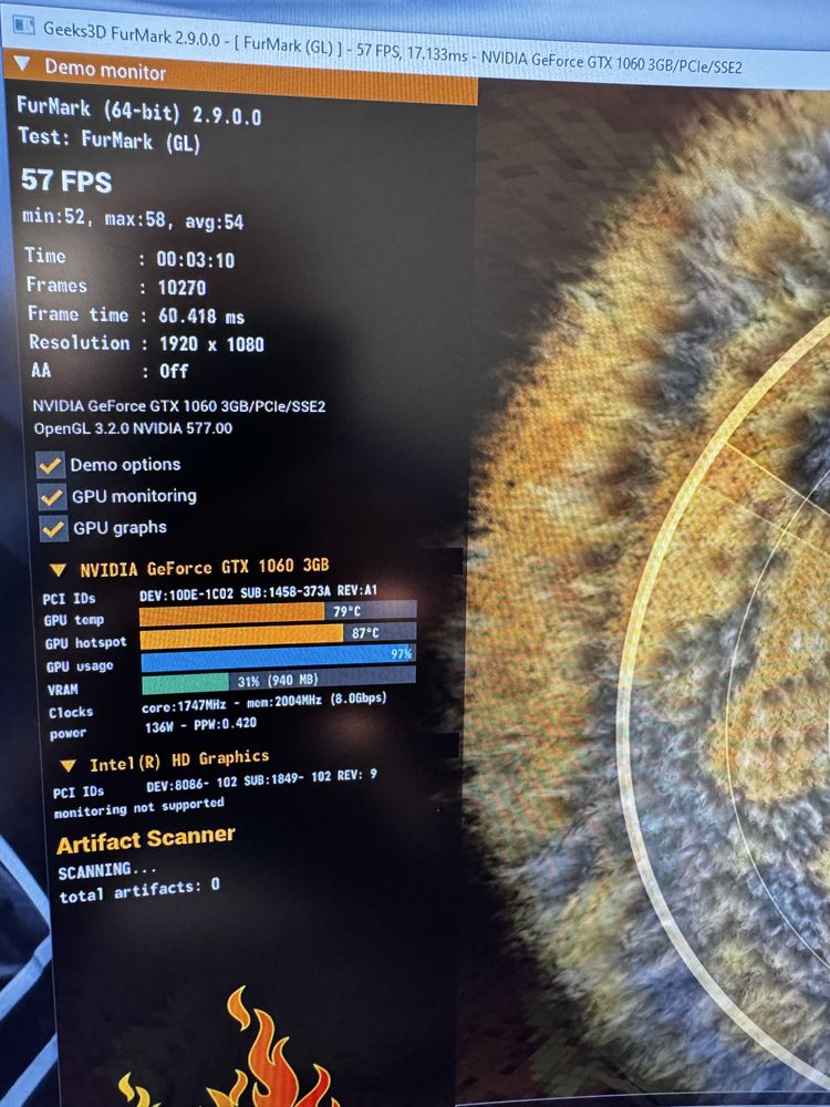 Системный блок / процессор i7 / GTX 1060 / SSD + HDD / 12 ГБ ОЗУ
