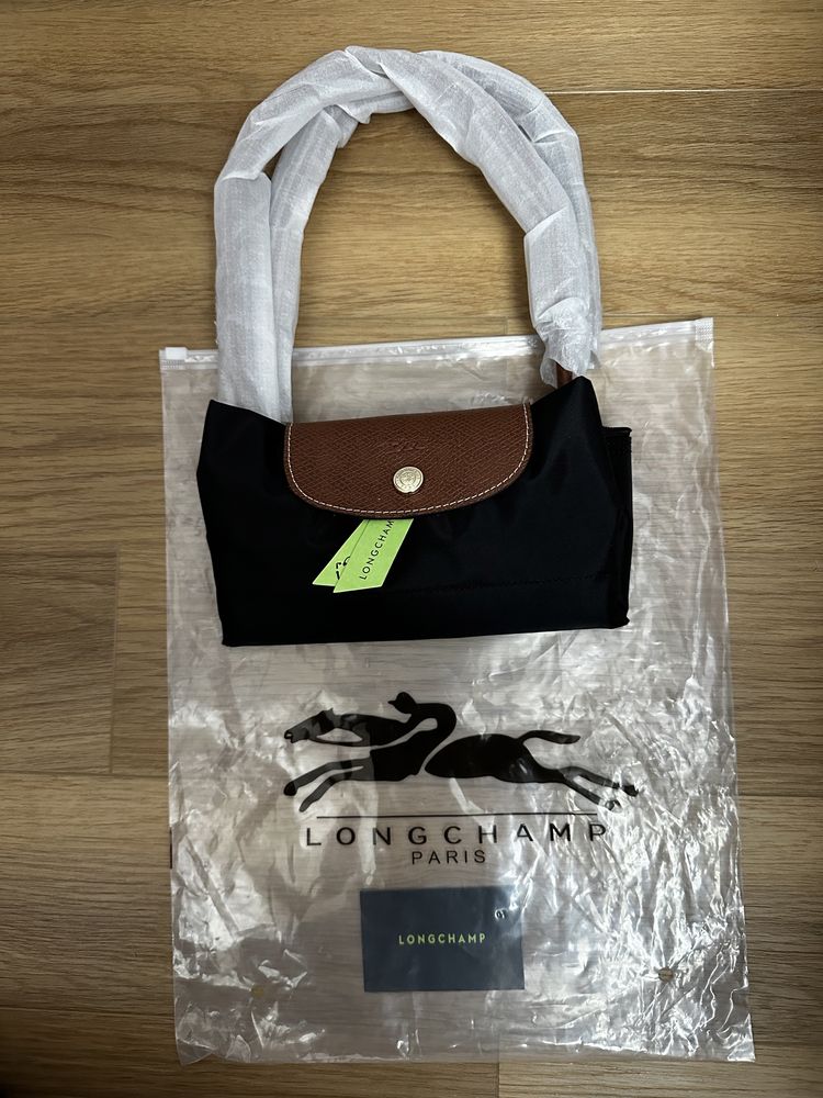 Сумка Longchamp новая размер М черная
