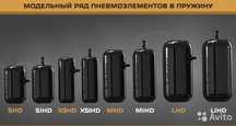 Пневмобаллоны в пружины.