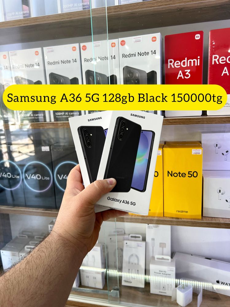 Samsung A36 5G 128-256gb Black