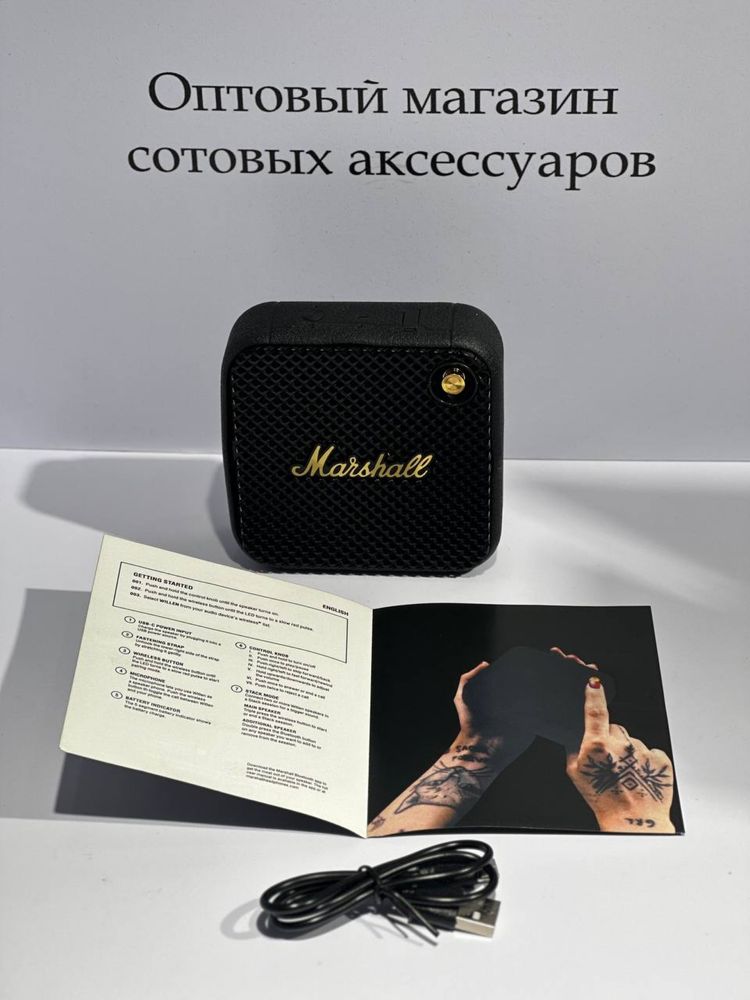 Портативная колонка Marshall M4 — мощный звук в стильном корпусе!