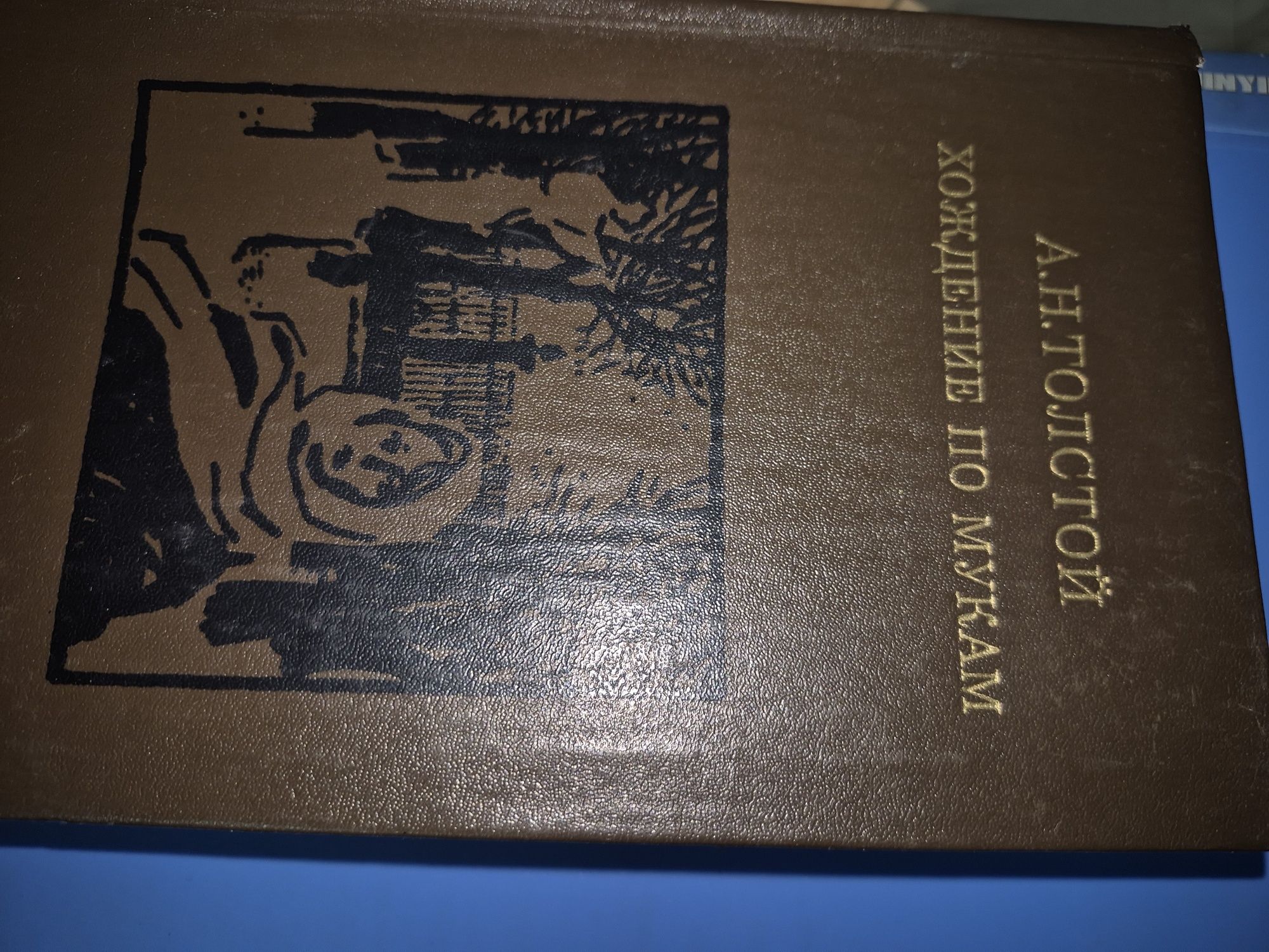 Разные книги на русском и казахском языка.