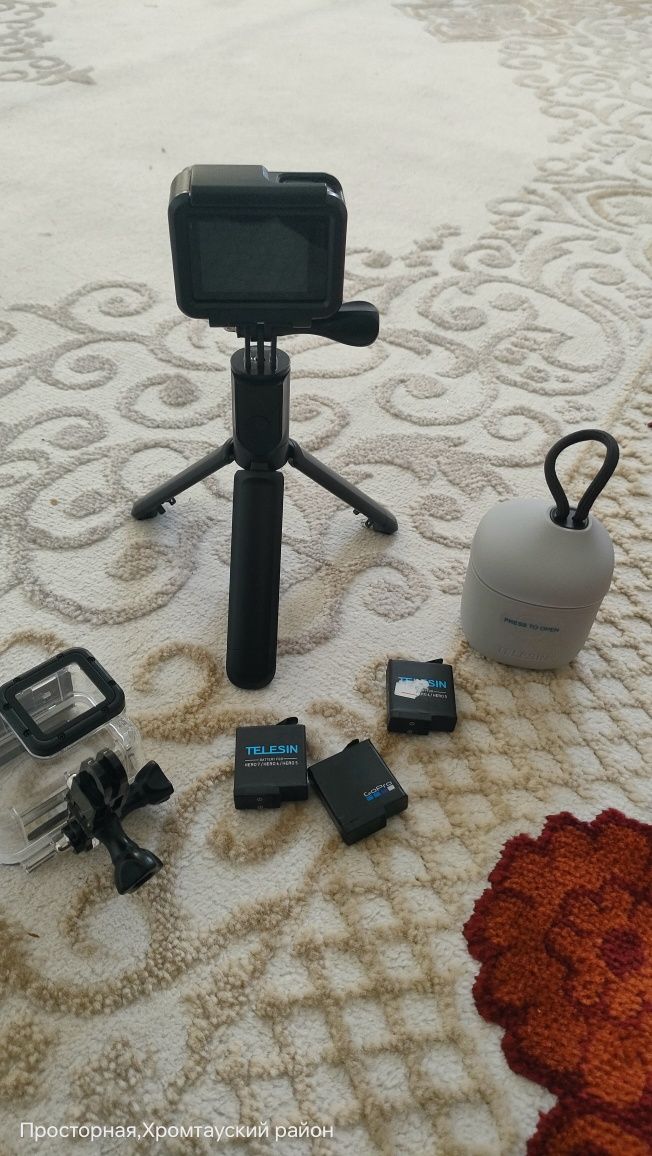 Go Pro Hero 5 black +зарядные устройство, 3-батарея, аква бокс
