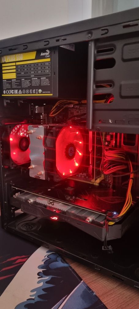 Игровой компьютер GTX 1050TI,  I5-4440  периферия в комплекте +монитор