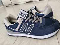 New balance 574 blue, синие