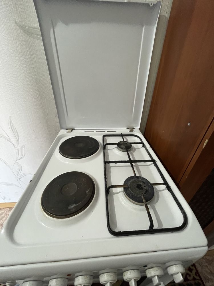 Газ, плита INDESIT
