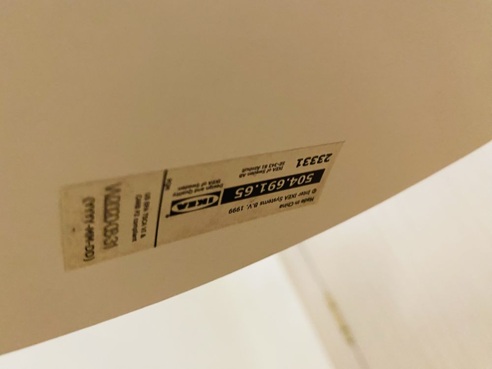 Стул белый от  IKEA , детский, подростковый