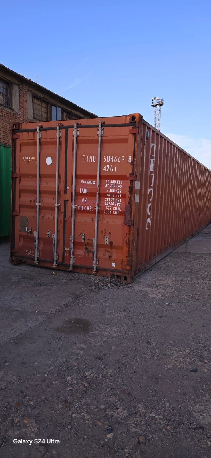 Срочно продам отличные контейнеры 40 тонные