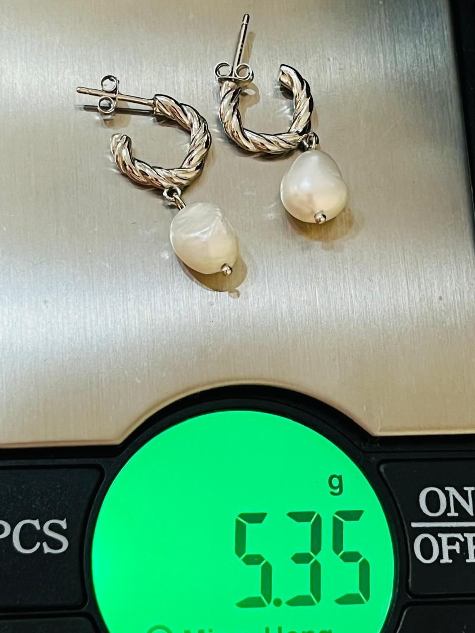 Серьги из серебра 925 проба
