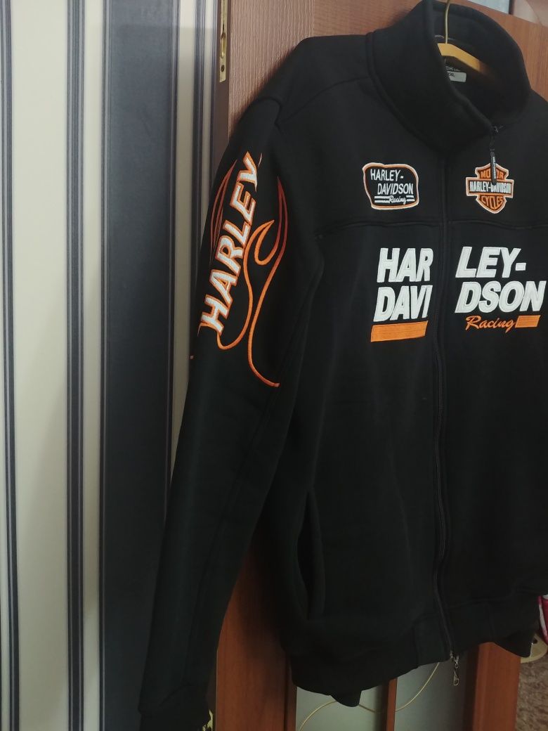 Продаю мужскую флисовую кофту Harley Davidson