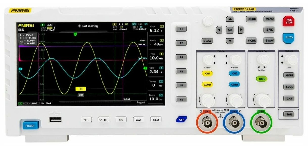 Fnirsi 1014D Осциллограф