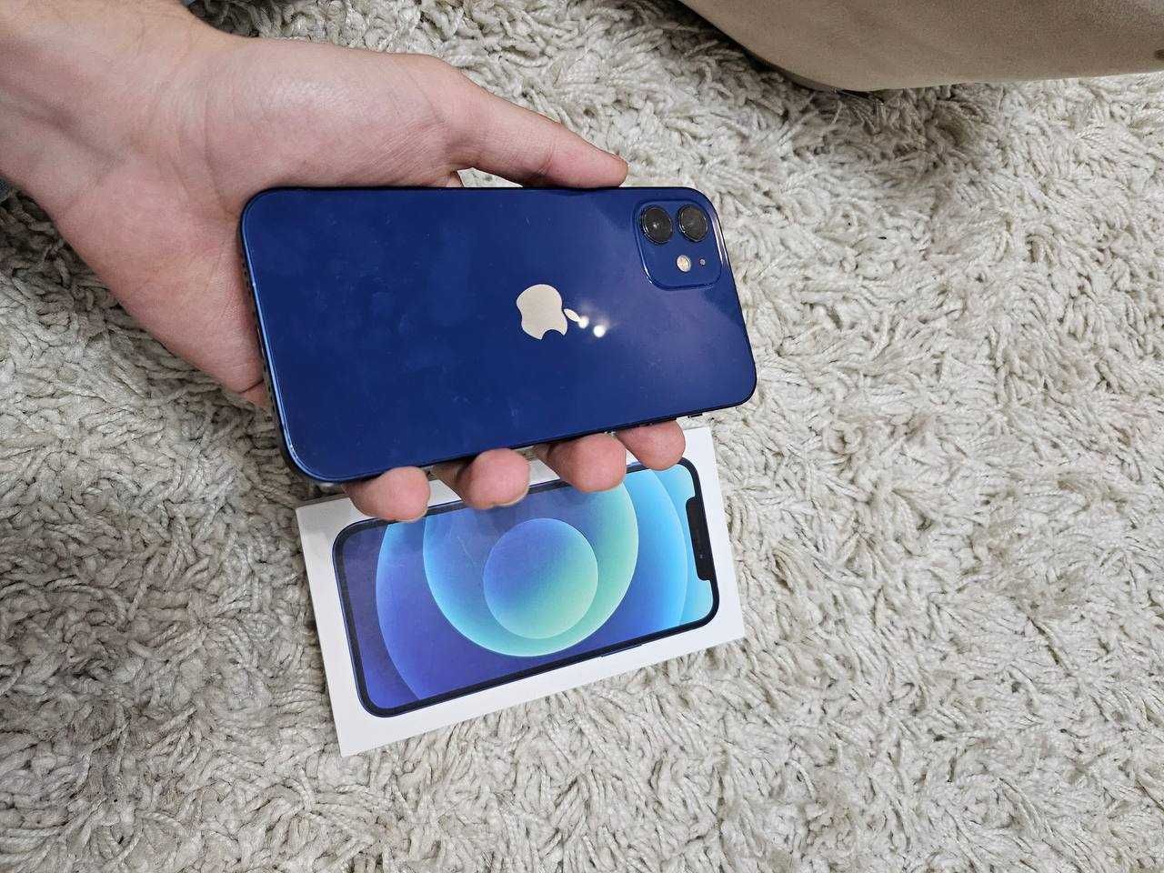 iPhone 12 128gb синий, телефон