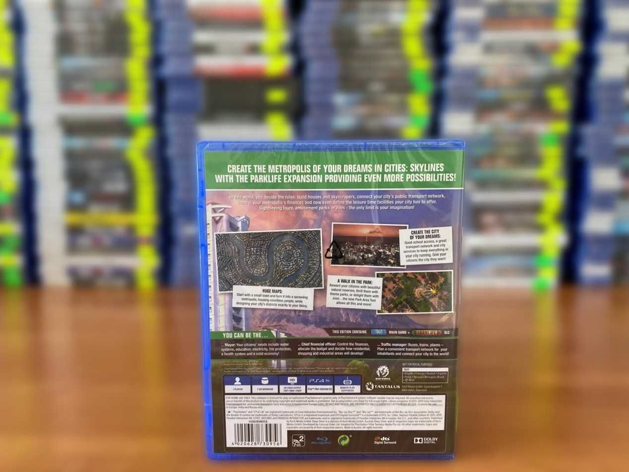 НОВЫЙ Cities: Skylines - Parklife Edition PS4/PS5 Много Игр
