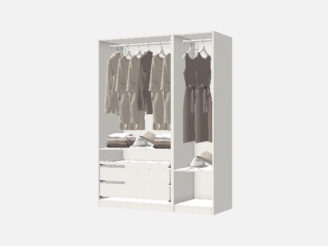 Гардеробная система ИКЕА ПАКС, шкаф гардероб IKEA PAX, шифоньер