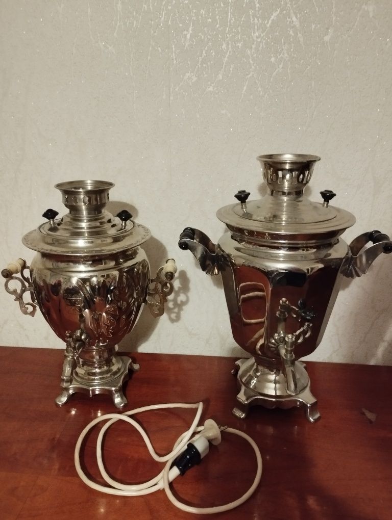 Самовар самовары советских времён. 3 л б/у. 4 л новый. Договорная цена