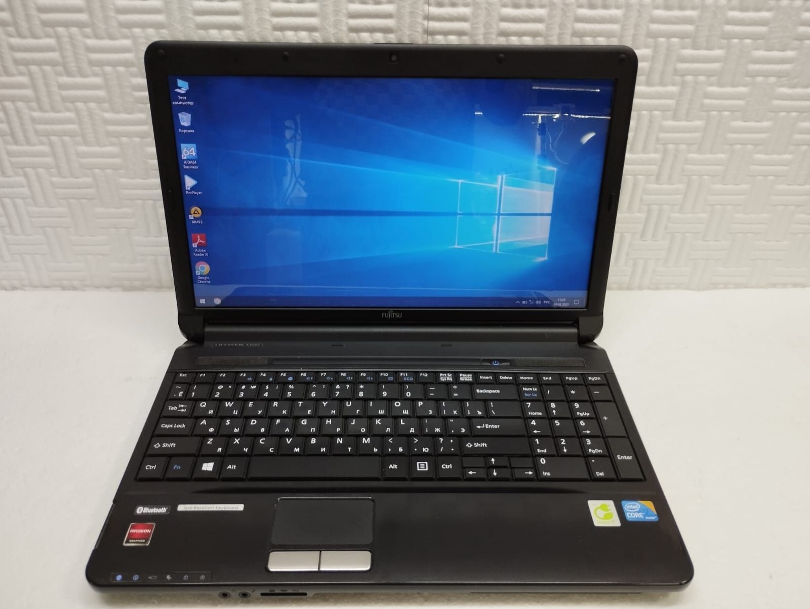 Ноутбук для работы Fujitsu Core i3/ОЗУ4Gb/SSD 120Gb +Win10 и Office 19