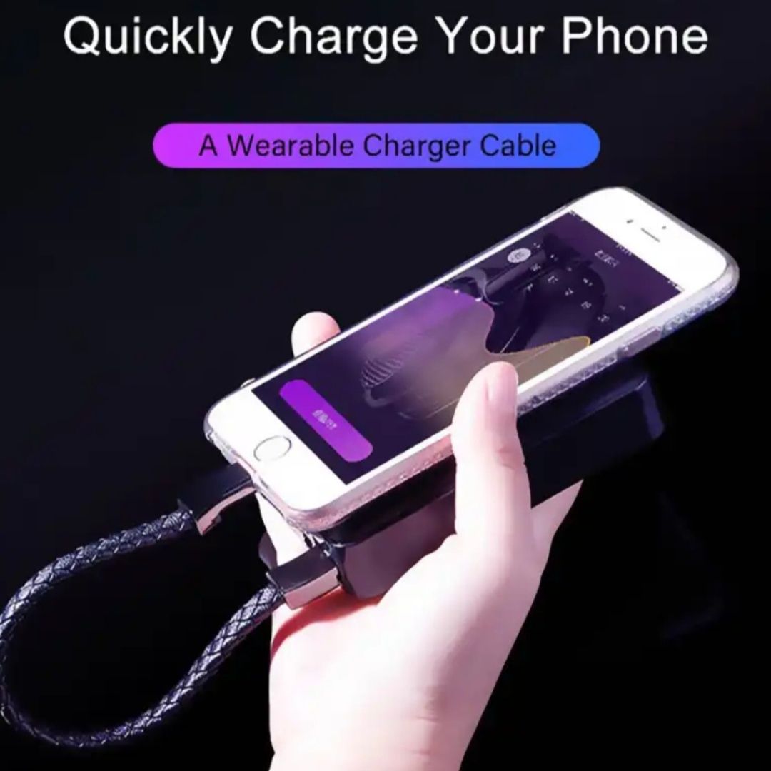 USB кабель-браслет зарядный